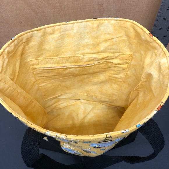 1 LEFT Host Pic! Bumblebee Gnome Canvas Tote Bag Small Yellow Black Handmade - Picture 3 of 10